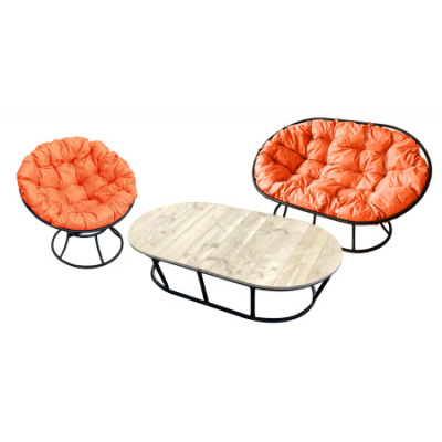 Комплект ''Мамасан'' без ротанга Чёрный